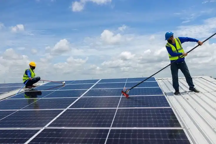 Solar Panel Cleaning & Performance Restoration